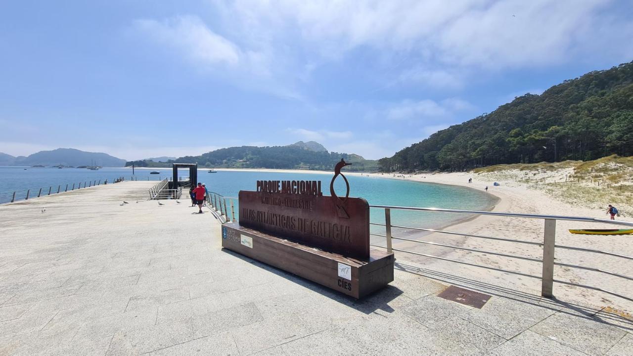 Casa Campelo - Apto Playa De Rodeira Cangas, Garaje Y Wifi Gratis Zewnętrze zdjęcie